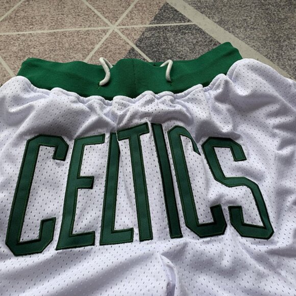 Boston Celtics White Shorts - Picture 2 of 5